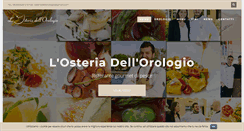 Desktop Screenshot of osteriadellorologio.net